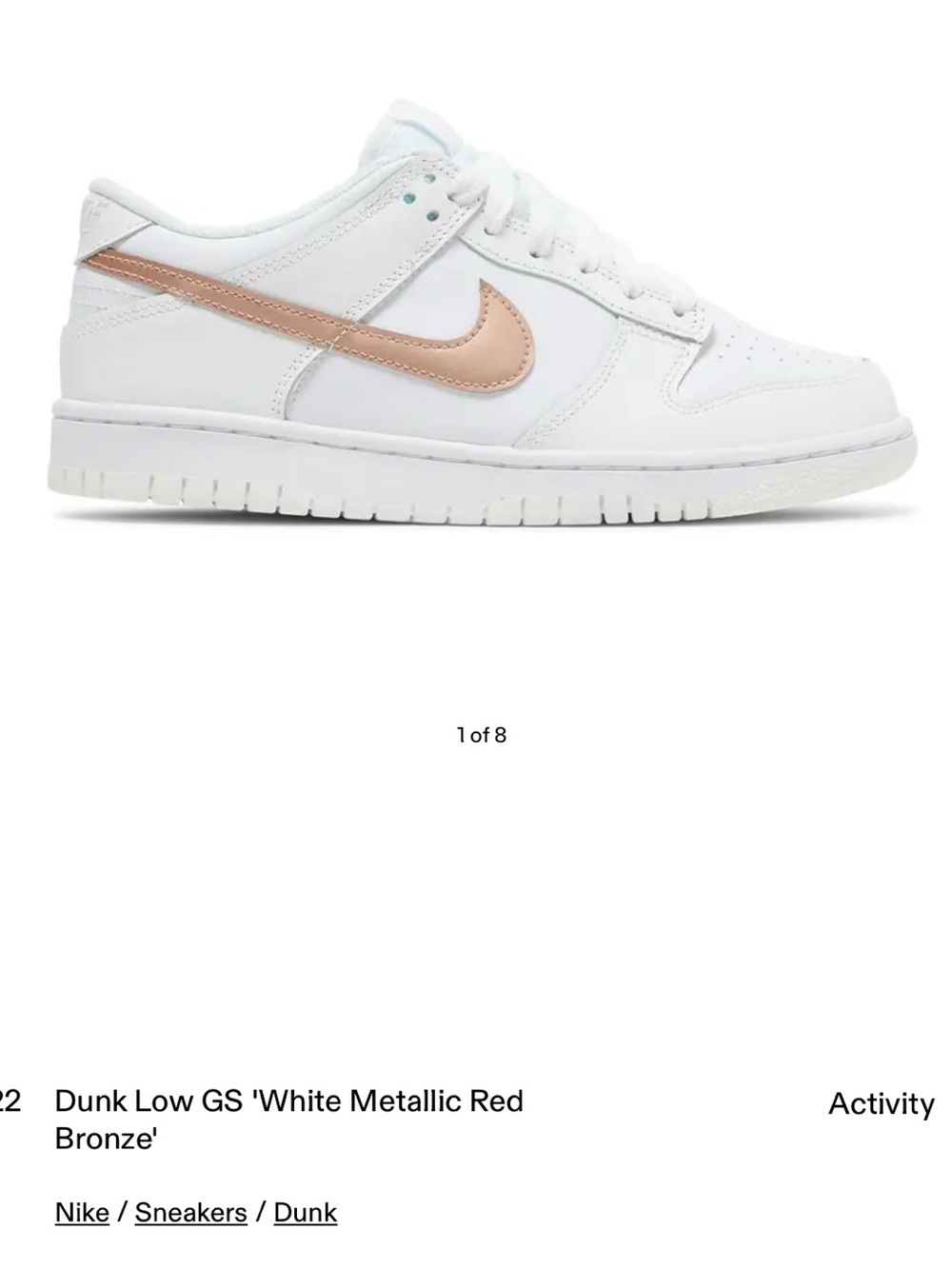 Nike Sneakers Women’s Dunks Low Fashion Shoes
